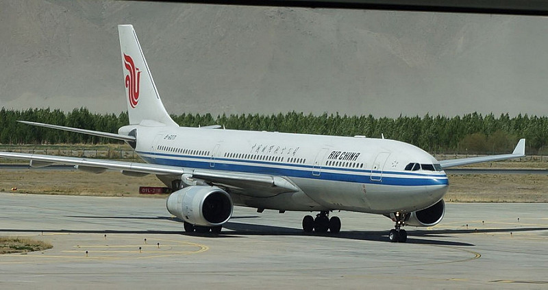 中國國際航空成都拉薩飛行紀錄